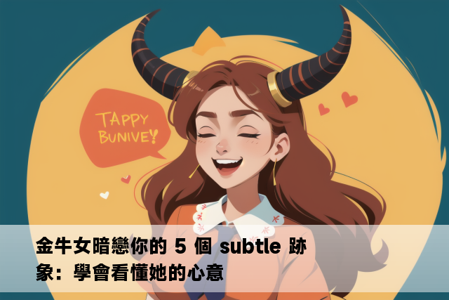 金牛女暗戀你的 5 個 subtle 跡象：學會看懂她的心意