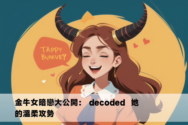 金牛女暗戀大公開： decoded  她的溫柔攻勢